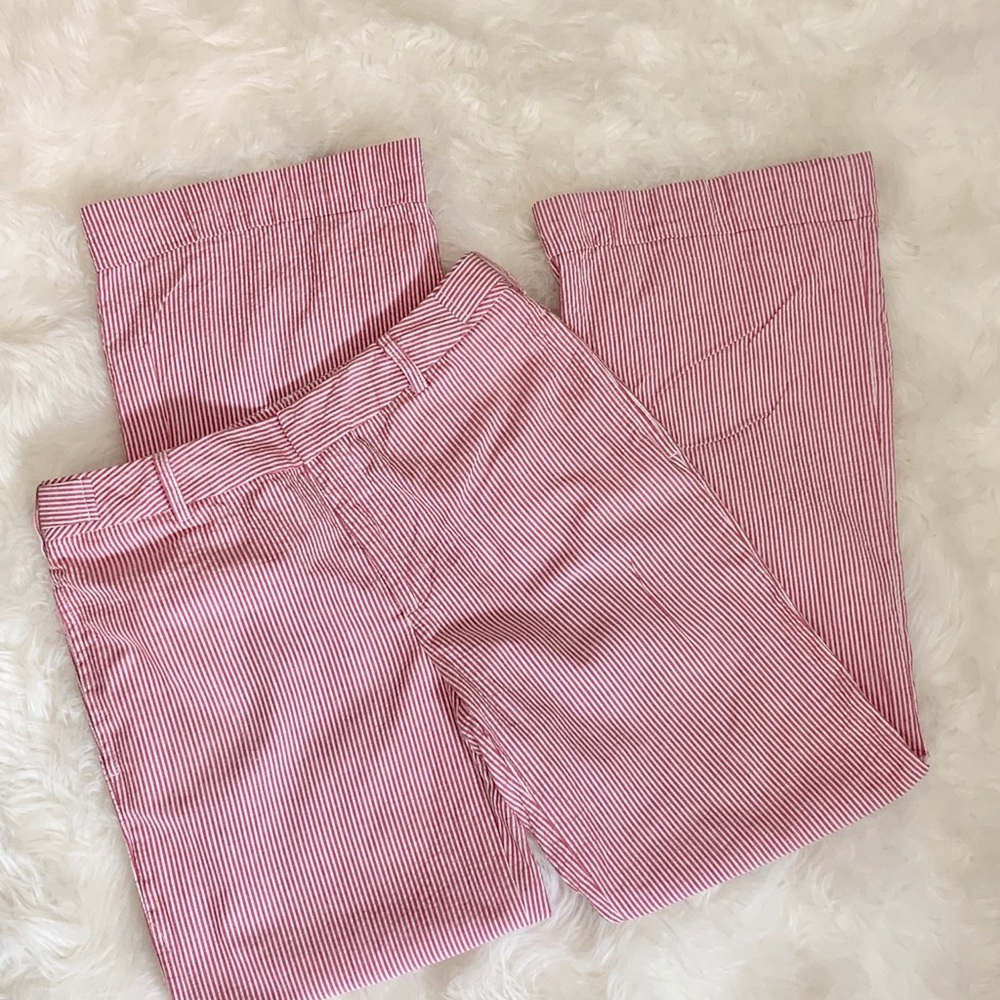 Chadwicks | Red & White Stripped Wide Leg …